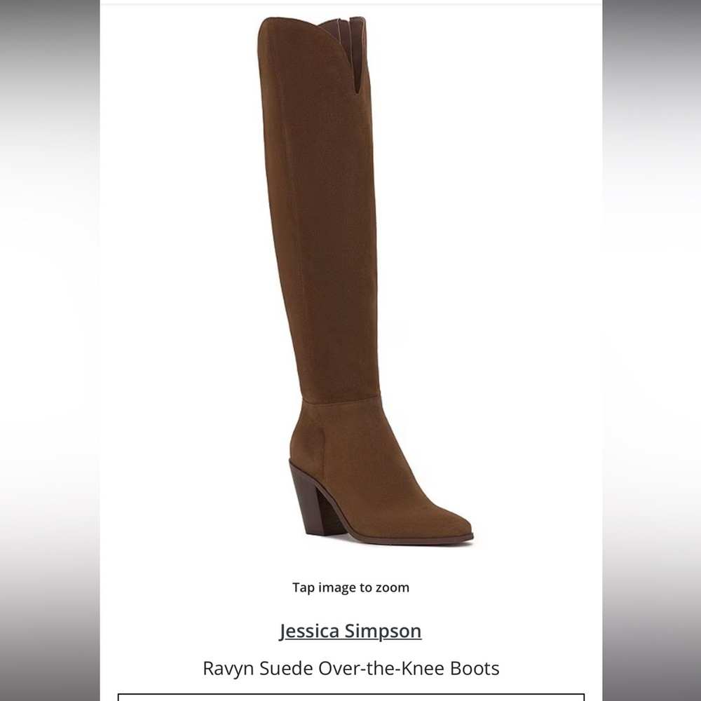 Jessica Simpson brown suede over the knee boot. Perfect condition, Never worn